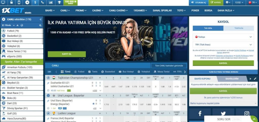 1xbet para yatırma sorunu