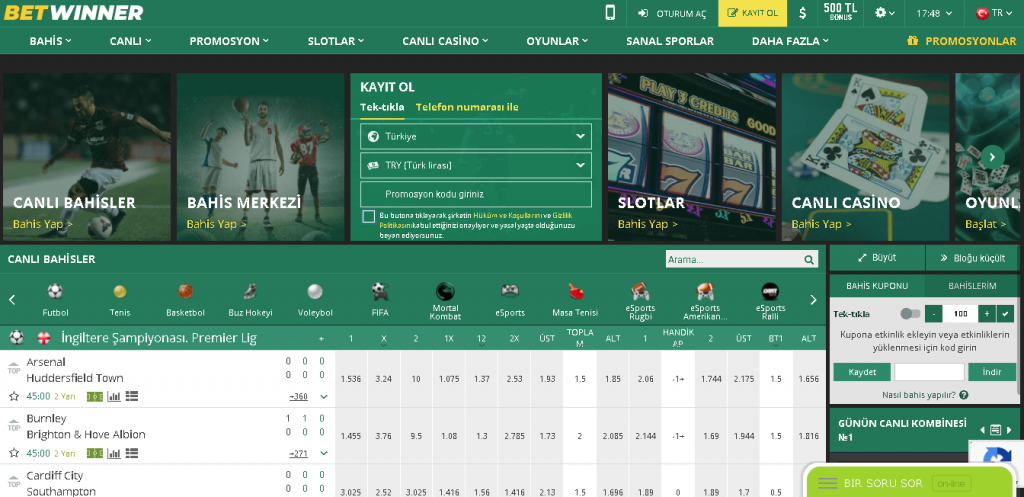 Video poker ve masa oyunları