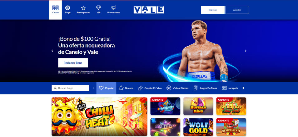 Casino Vale İncelemesi - Nerede Oynanır?